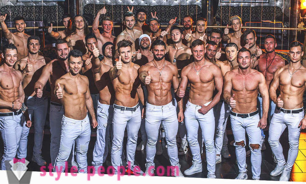 Black male strippers showing their compilations