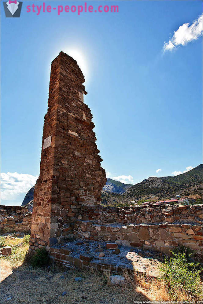 The Genoese fortress in Sudak