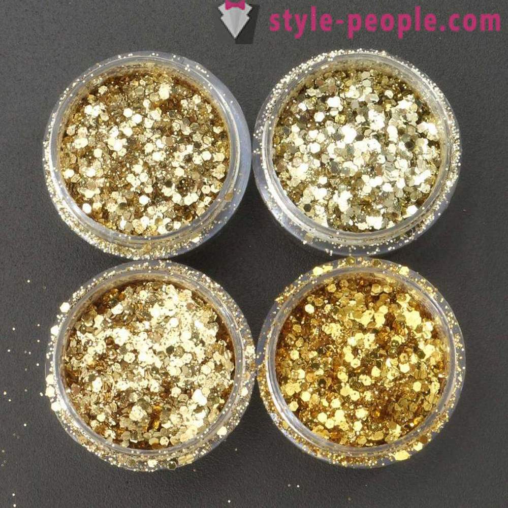 Glitter - what it is and how to use it? Makeup with glitter