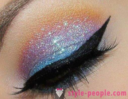 Glitter - what it is and how to use it? Makeup with glitter
