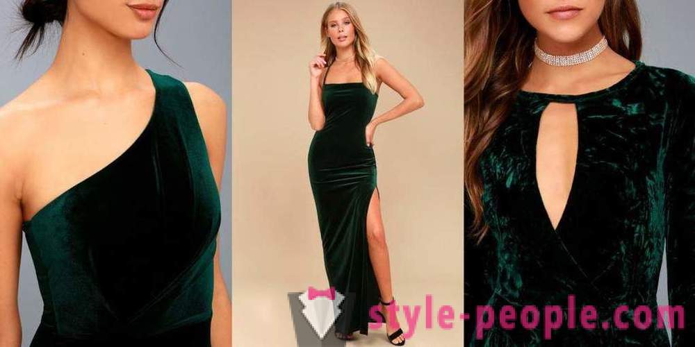 Velvet Dress: photo chic styles