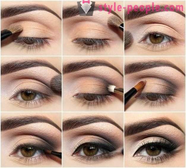 Beautiful spring makeup for brown and green eyes: a step by step tutorial for beginners with photos