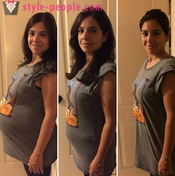 Belly after giving birth, when out, exercise for weight loss and diet