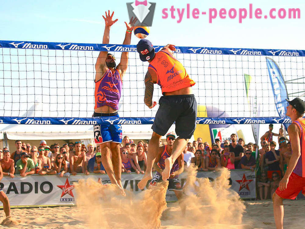 Beach volleyball: rules and features dynamic game