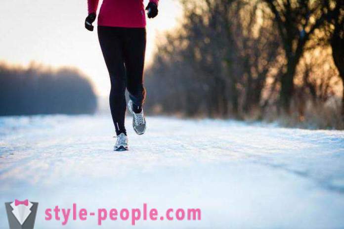 Winter Running on the street - especially the benefits and harms