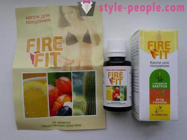 Drops for weight loss Fire Fit: reviews