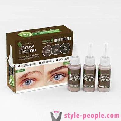How to paint the eyebrows henna? Before & After pictures, reviews. How is held Henna on eyebrows
