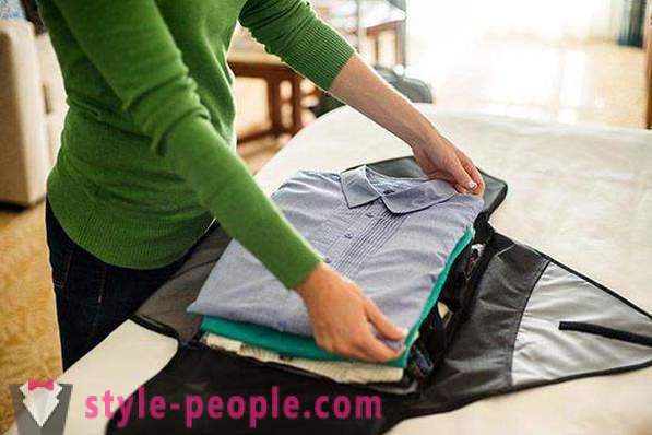 How to fold a shirt that she hesitated? helpful hints