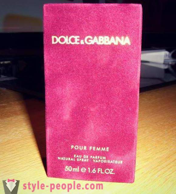 Eau de parfum Dolce & Gabbana Pour Femme: flavor description and composition