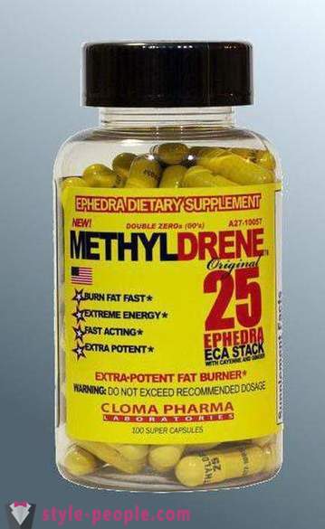 Fat Burner Methyldrene 25: reviews