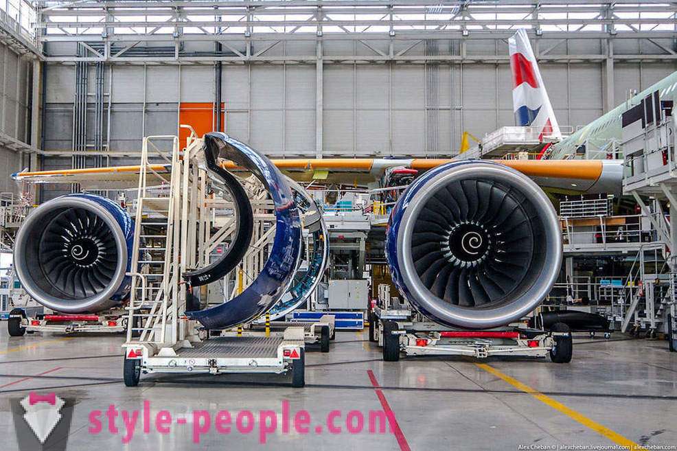 The manufacturing process of the world's largest passenger aircraft