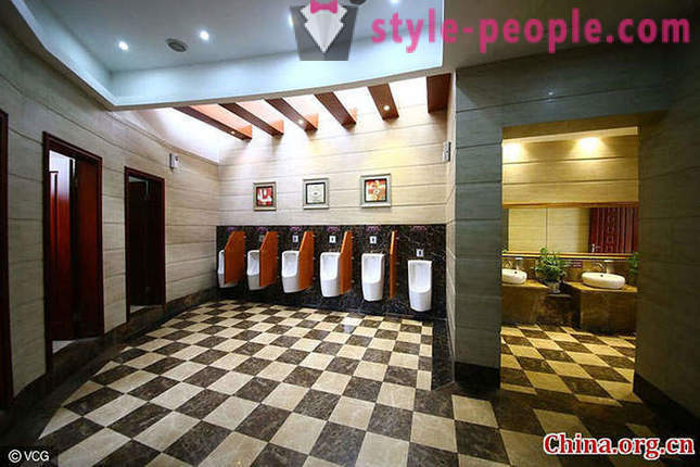 How does 5-star public toilet from China