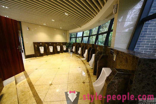 How does 5-star public toilet from China