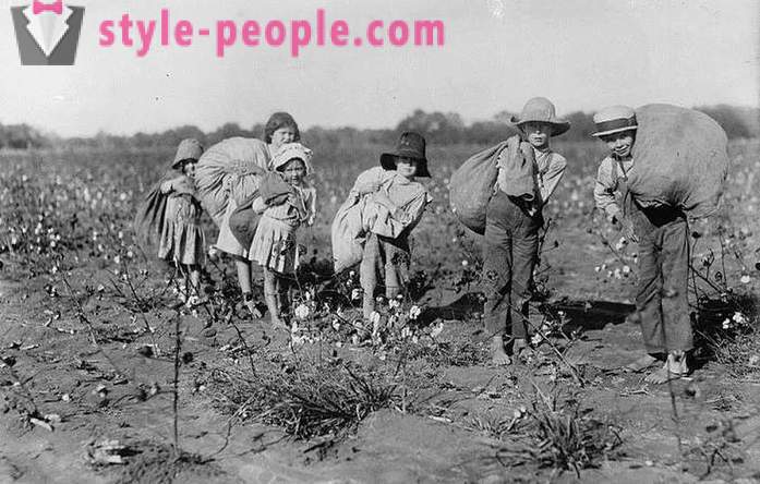 What was the child labor 100-200 years ago