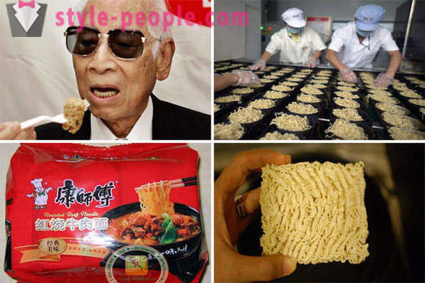 The Japanese celebrate the 60th anniversary of the invention of instant noodles