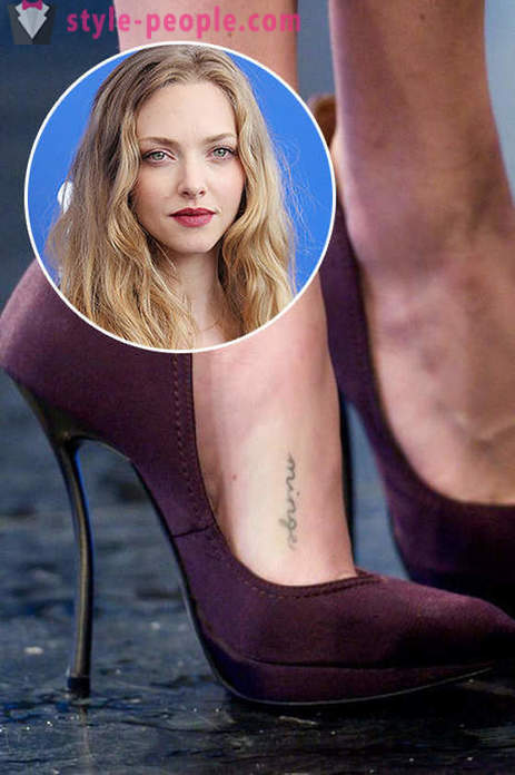 Celebrities and their tattoos