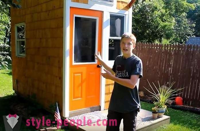 13-year-old boy built himself a house