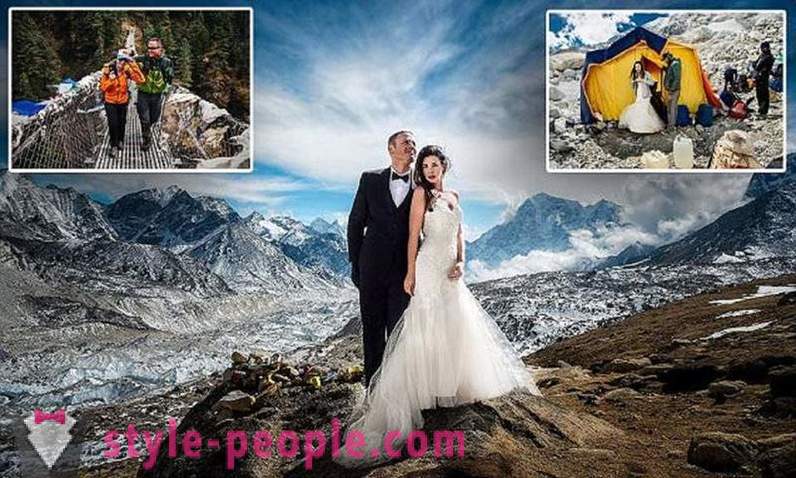 The wedding on Everest