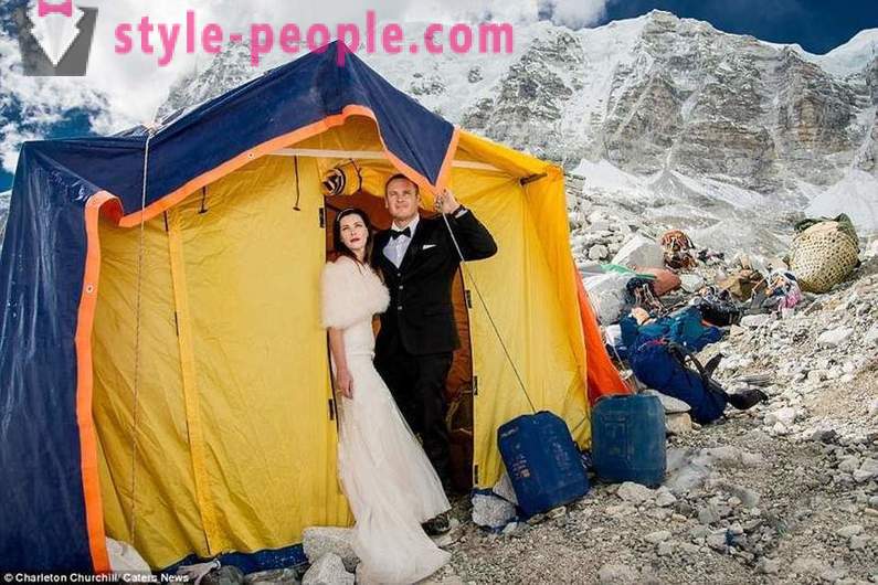 The wedding on Everest
