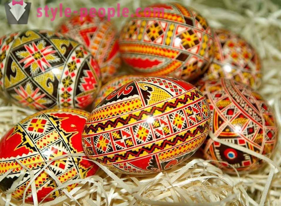 Traditions light of Easter in different countries