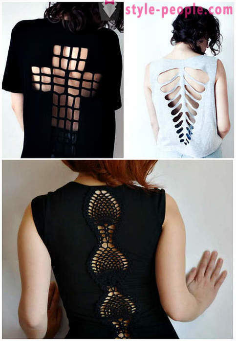 15 great ideas for remaking the old T-shirts