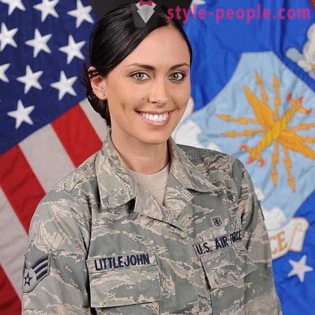 Kerissa Littlejohn - members of the US Air Force, which is a professional model, and has a master's degree