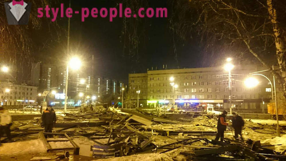 In Moscow, everything was torn down!