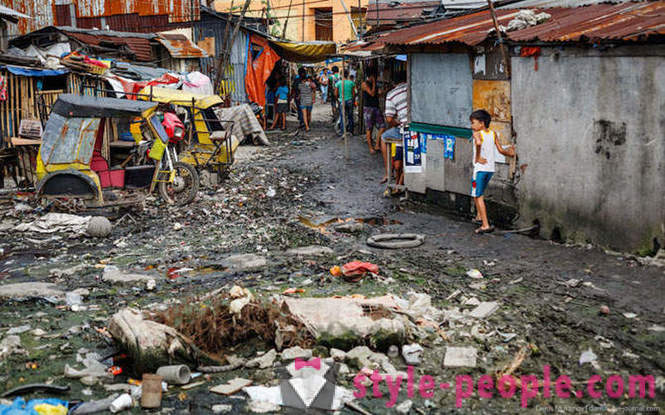 Life in the slums of Manila