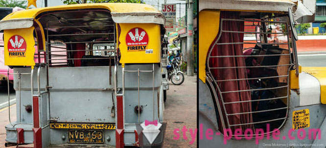 Bright Filipino jeepney