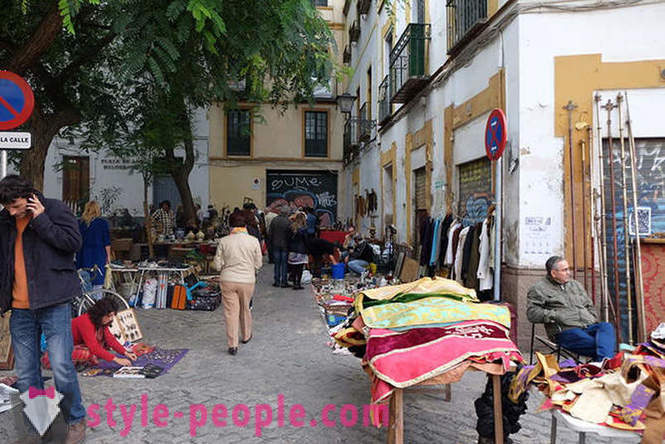 Progudka at the flea market in Spain