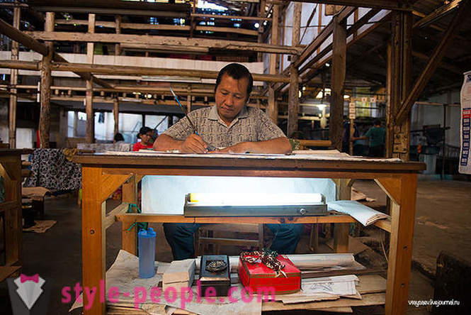 How to make batik in Indonesia