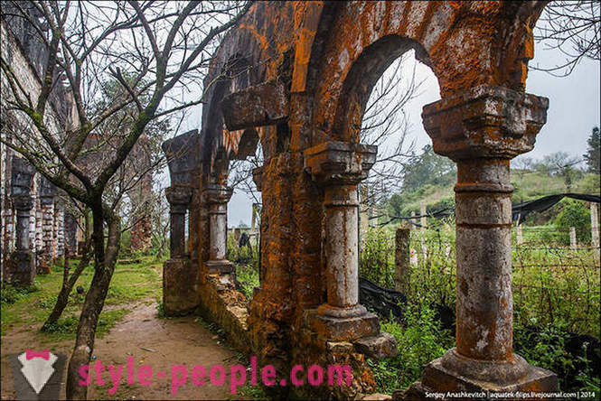 Abandoned French female guest house in Vietnam