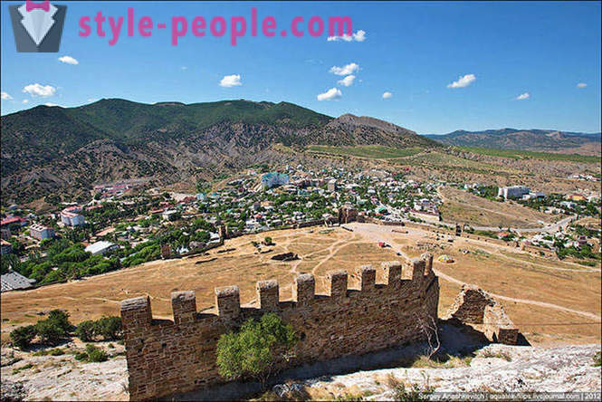 The Genoese fortress in Sudak