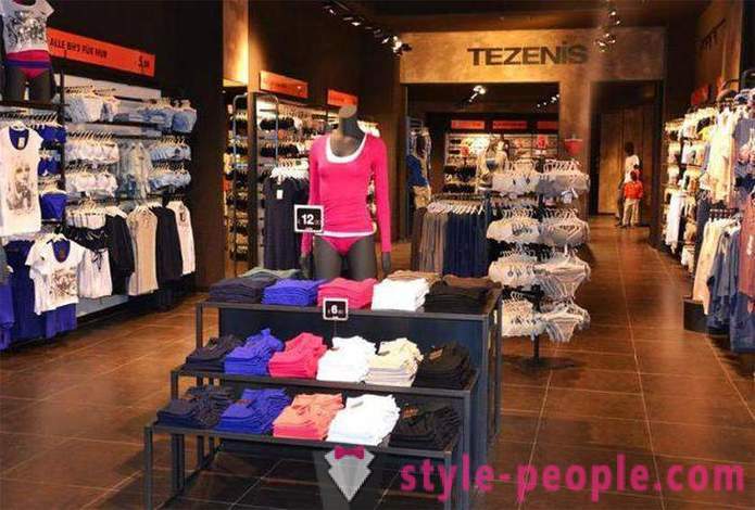 Tezenis stores in Moscow and the development strategy of the company