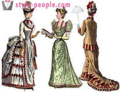 Victorian style of men and women: the description. Fashion of 19th century and modern fashion