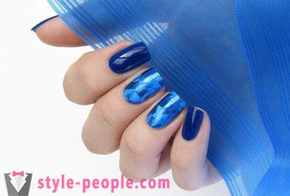 Blue manicure. manicure ideas in blue