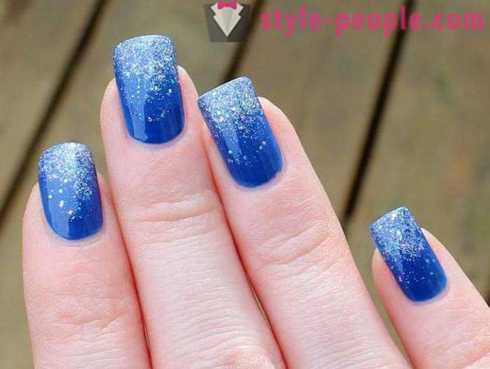 Blue manicure. manicure ideas in blue