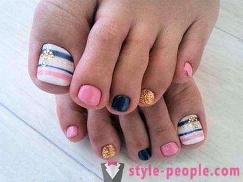 Design pedicure interesting ideas, features and recommendations