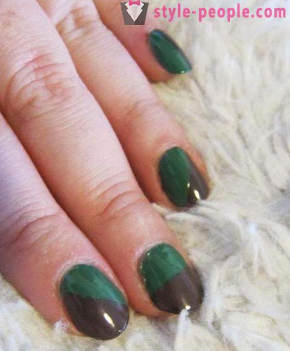 Green Manicure: description and ideas
