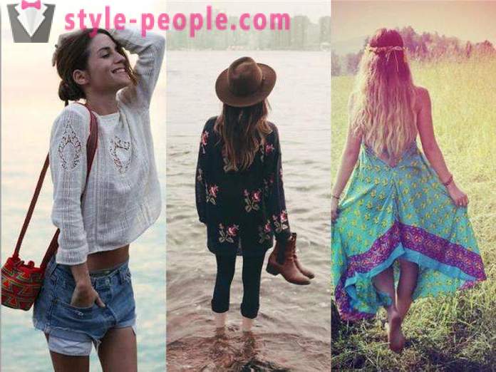 Boho-chic style in clothes and ornaments: description and photos