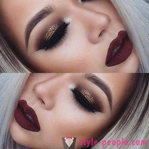Maroon lipstick: to whom accept the rules applying