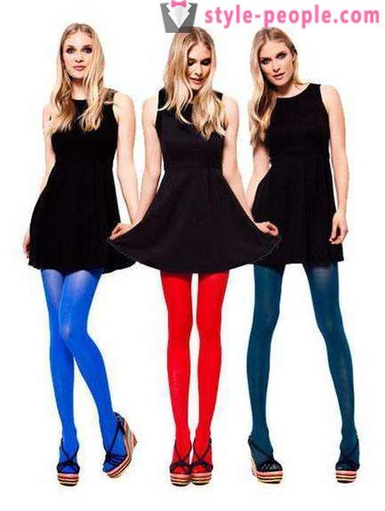 Black dress with black tights. What tights to pick up the black dress?