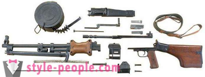 RPD machine gun (RPD machine gun): characteristics, device history