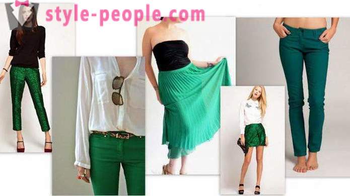 Color Emerald: what properly combine clothes