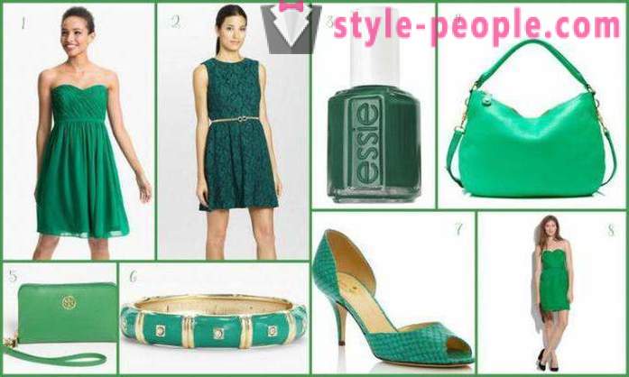 Color Emerald: what properly combine clothes