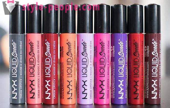 Nyx - lipstick, make a revolution. Types and shades