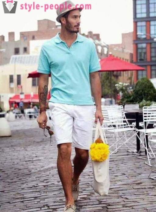 Indispensable subject summer wardrobe - white shorts. From what to wear and how to combine them with other things