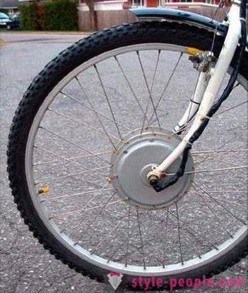 Geared wheel for a bicycle device, the operating principle, the use efficiency