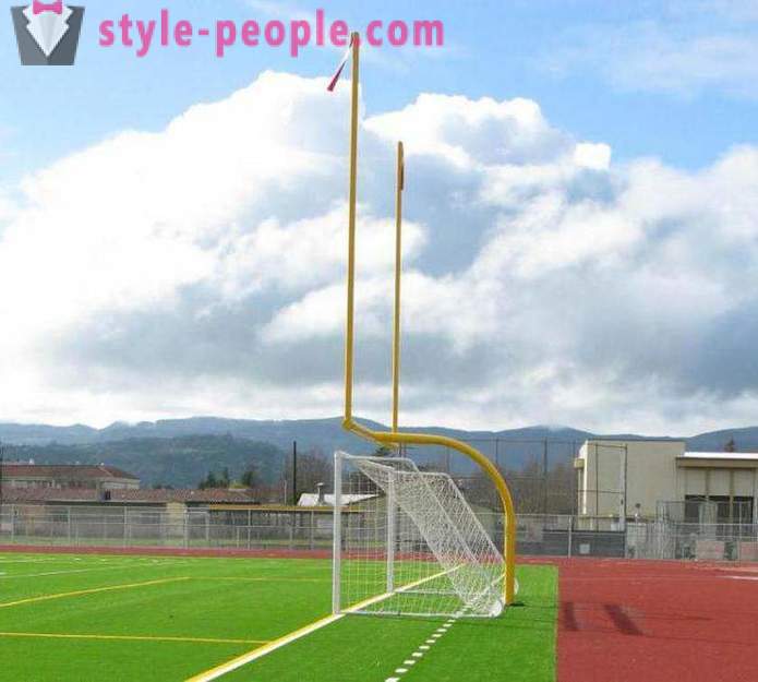 What is the size of a football goal standard