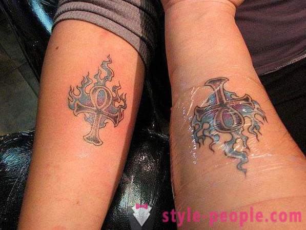 Paired tattoo for two - present proof of eternal love